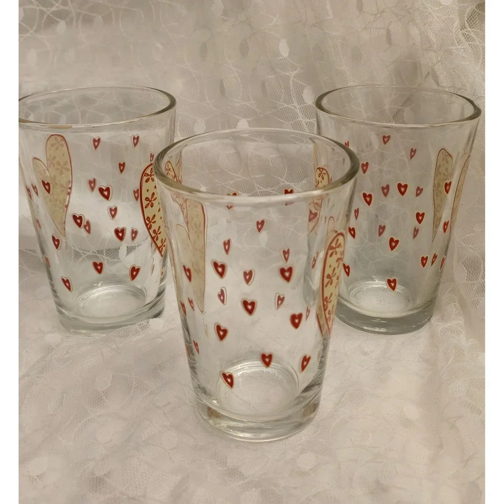 Heart Glasses (2 ) Vintage?